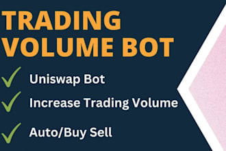 develop pump fun bundle launch bot, market making bot, volume holder bot