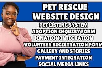 design wordpress animal rescue website pet care website veterinary website