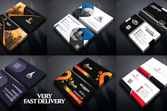 create a professional business card for your brand within 3 hours