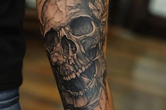 design professional style tattoo design