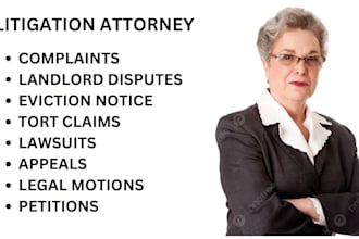 be your civil litigation attorney and help you with pro se litigation