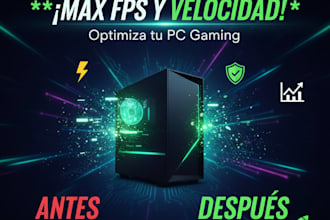 optimizaré, overclockearé tu PC para jugar y hacer streaming