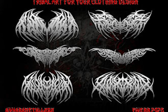 make a killer tribal for your killer clothing brand