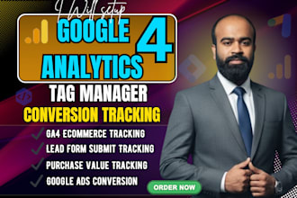 integrate google analytics 4 tracking on your website with GTM, ga4