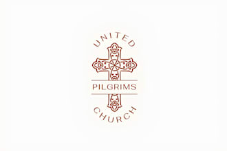 do modern christian church ministry religious logo design