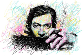 yo creare retratos expresivos dibujados a mano en estilo garabato