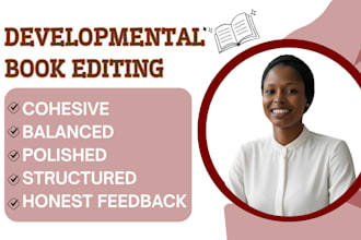 developmental edit your fiction or non fiction manuscript