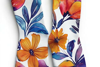 design custom and unique socks design