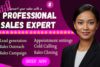 be online sales closer b2b sales representative lead generation cold calling