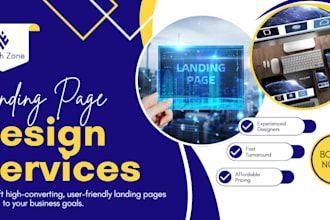build a professional and responsive landing page