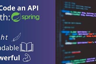 build a API rest using , spring