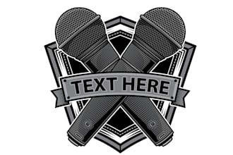 modern podcast show neon sign dj music logo in 12 hours