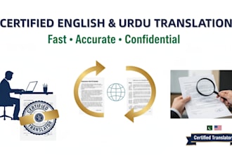 be your professional certified translator