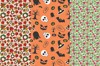 design repeat logo, textile, seamless pattern
