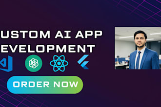 do custom app development with ai as flutter developer