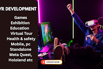 develop VR game and virtual reality games