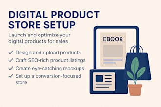 do digital products, ebook, invite, setup etsy shop, gumroad, stanstore, payhip