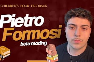edit and give feedback on your childrens book