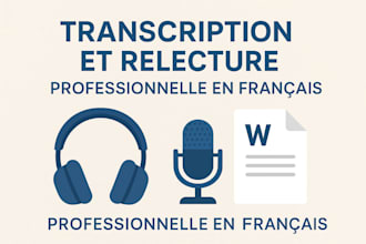 je vais transcrire et corriger vos textes en francais
