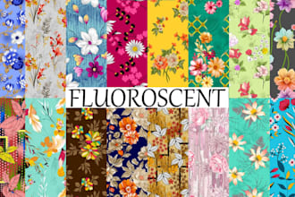 create custom seamless pattern design