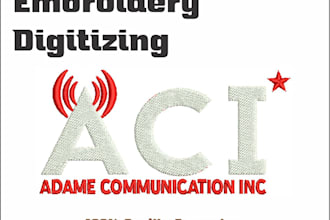 do perfect embroidery digitizing logo with dst emb pes files