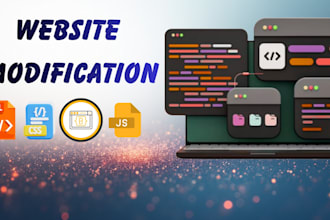 fix edit and modify existing website