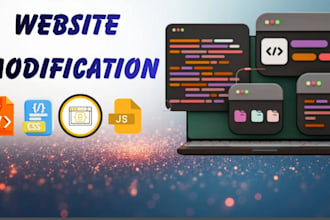 fix edit and modify existing website