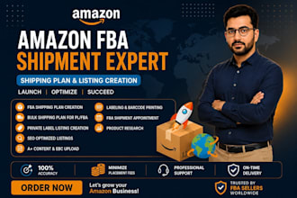 do amazon fba shipping plan, private label and amazon listing creation