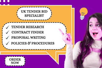 find uk tenders, bid proposal writing for healthcare, policy and procedure, pqq