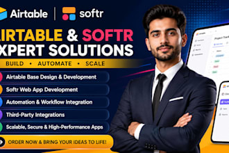 setup airtable database, crm, automation, integration and softr portal