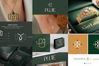 design jewelry logo modern luxury boutique