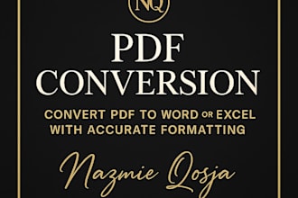 pdf conversion with accurate formatting