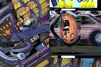 do flats and colors for your comic book