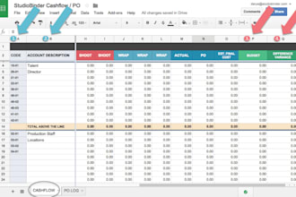 provide film budget and financing plan service
