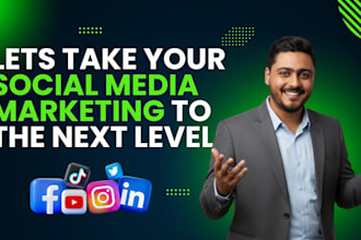 be your social media marketing manager and content creator