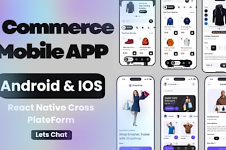 build e commerce mobile app in react native