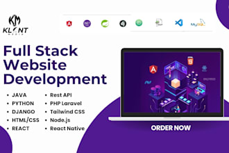 build custom fullstack web app as full stack, front end development mern stack