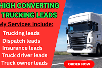 get real verified trucking insurance leads for owner operators fmcsa database