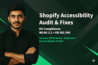 make your shopify store wcag 2 2 aa  bfsg eaa compliant en 301 549 mapped