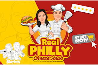 design a cartoon, mascot or business logo design