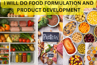 review your food product, food supplement formulation product development