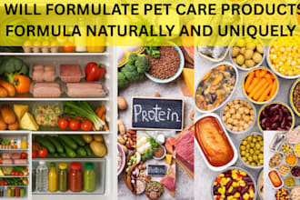 formulate pet care products formula naturally and uniquely