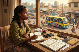 write authentic nairobi dialogue and local insight