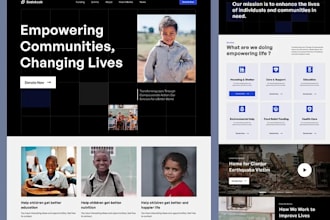 create ngo charity website nonprofit donation website