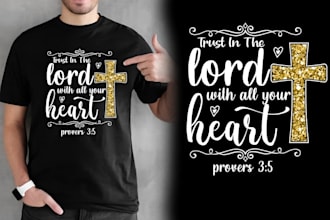 design modern christian t shirts with bible verse quotes