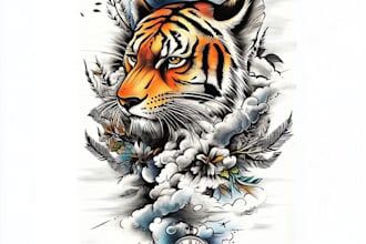 create a unique and custom tattoo design
