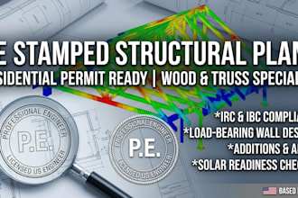 design wood beams and load bearing wall headers with pe seal