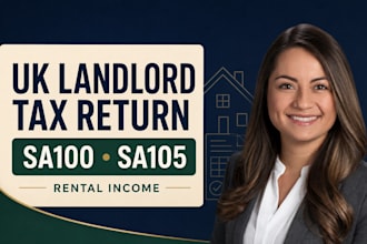 prepare UK landlord property income tax return sa100, sa105 for property owners