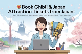 book and purchase studio ghibli museum, ghibli park, nintendo, and tokyo