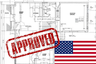 draw review and stamp maine, idaho utah architectural and engineering drawing